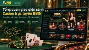 Tổng quan giao diện sảnh Casino trực tuyến BBIN