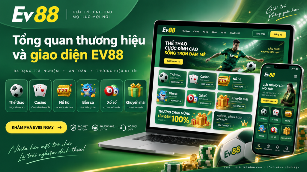 Giới thiệu tổng quan thương hiệu EV88