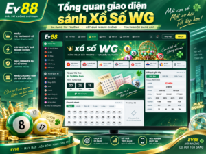 Tổng quan giao diện sảnh Xổ Số WG